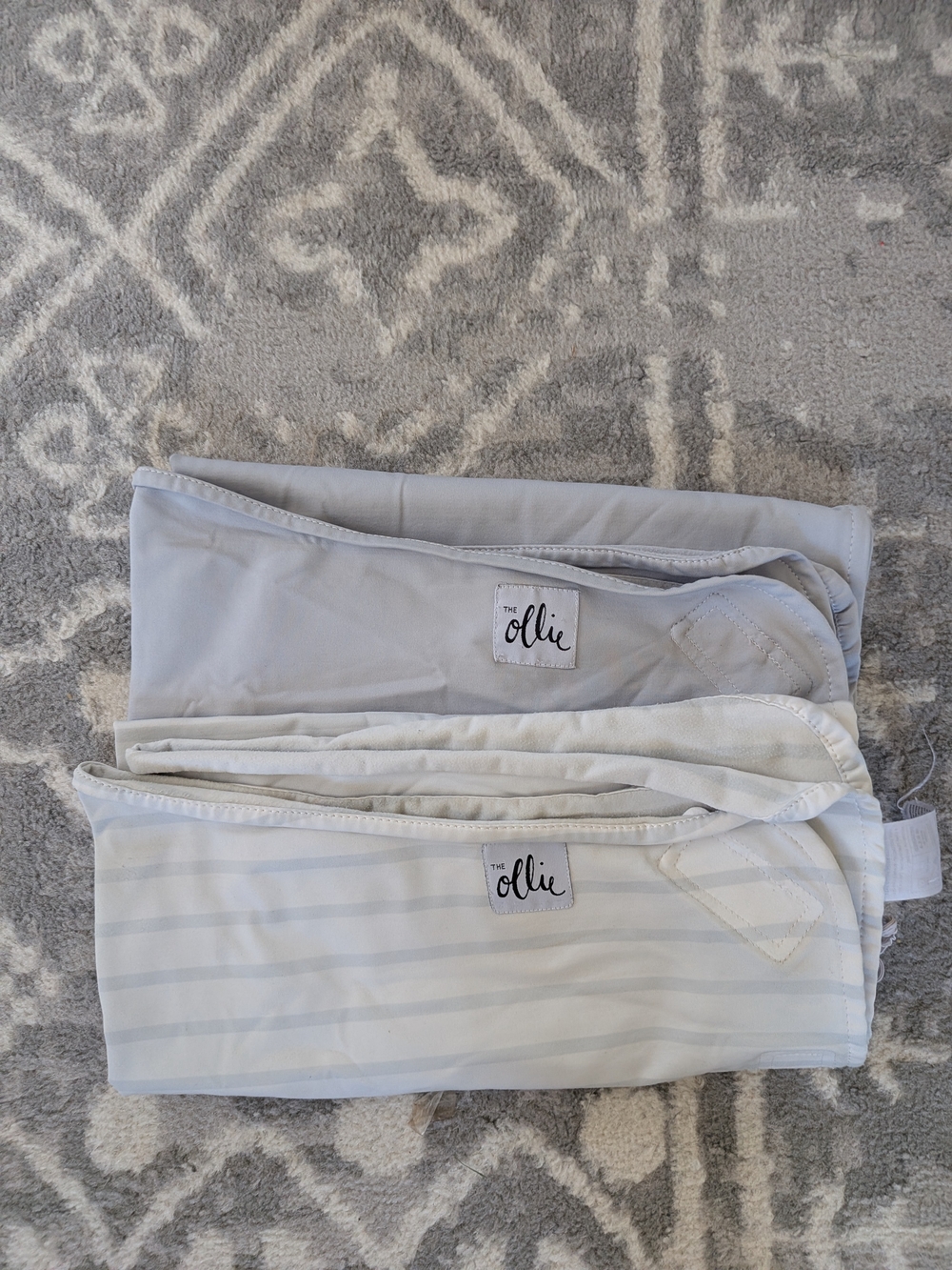 The Ollie Kids Grey Sleep Sack Set - Lightweight Swaddle Sleep Sacks